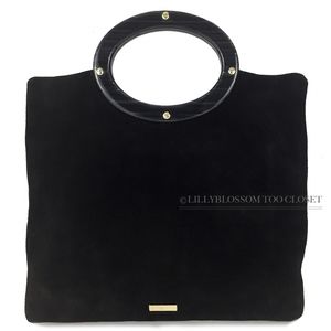 KATE SPADE New York Suede "Marble" Handle Clutch